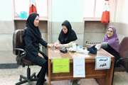 برگزاری میز خدمت مرکز بهداشت جنوب تهران به مناسبت هفته سلامت در مدرسه استثنایی طلوع